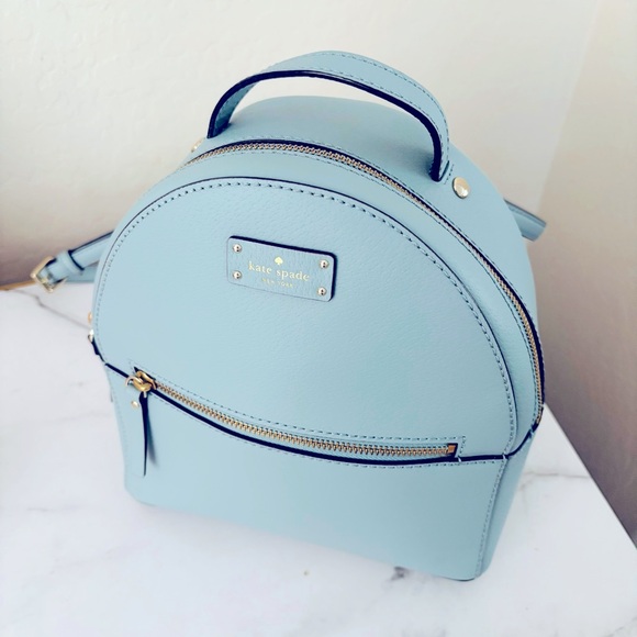 Kate‎ Spade Small Powder Baby Blue Backpack Women’s EUC main image 4